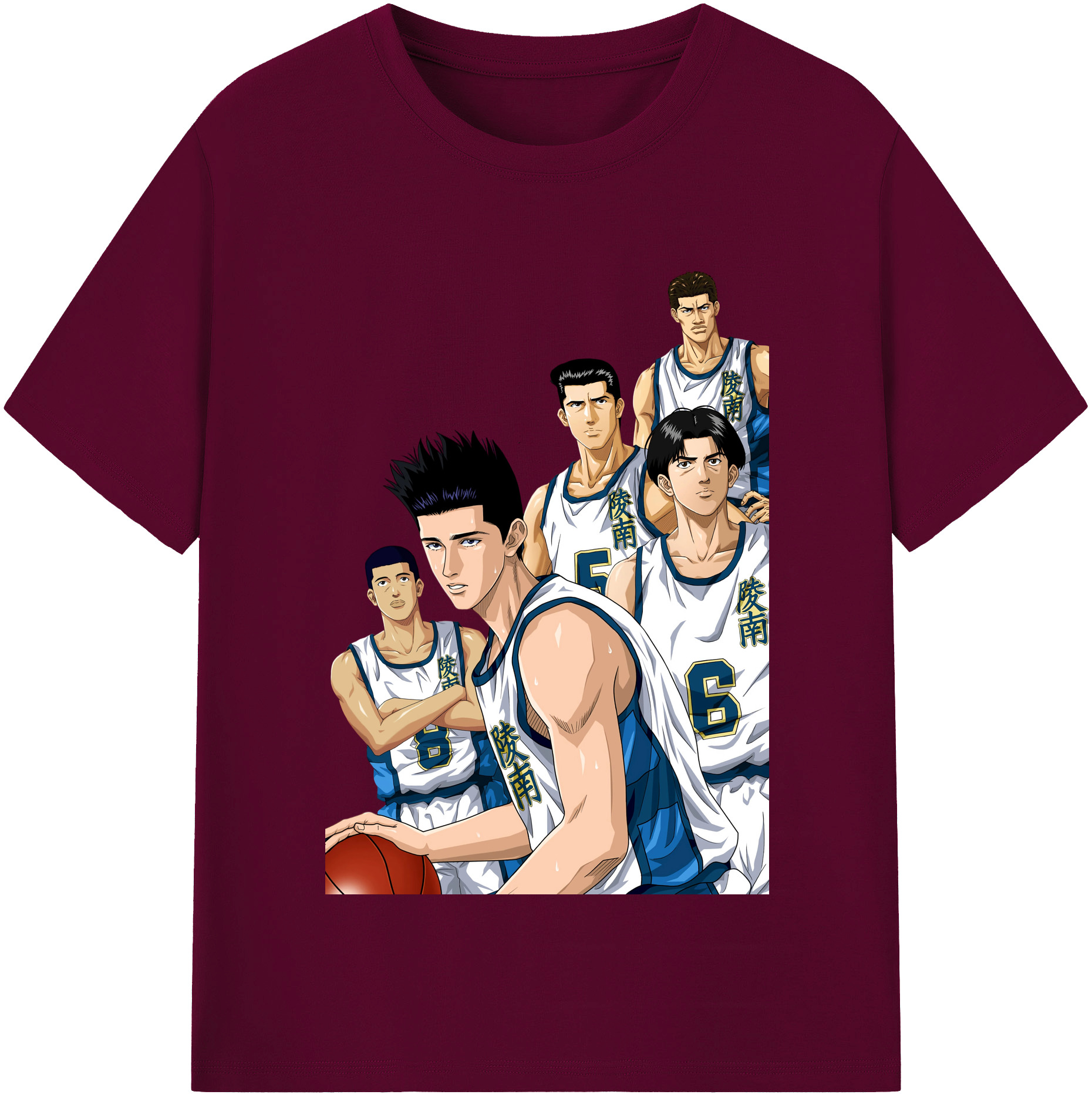 （画像用） SLAM DUNK／スラムダンク レディースカジュアルプリントTシャツ（綿100％）
